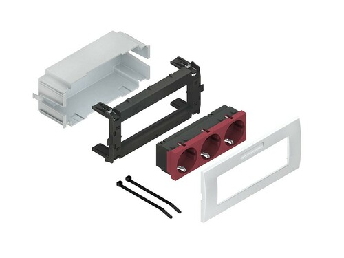 Niedax Geräteeinbausystem Einbaubreite 183,5mm GES 3 VW EDV Niedax Geräteeinbausystem Einbaubreite 183,5mm GES 3 VW EDV