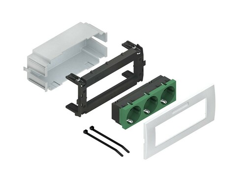 Niedax Geräteeinbausystem Einbaubreite 183,5mm GES 3 VW SV Niedax Geräteeinbausystem Einbaubreite 183,5mm GES 3 VW SV