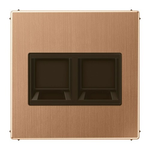 Jung Abdeckung (gerastet) f. Modular-Jack-Stec BRG 1969-2 WE Jung Abdeckung (gerastet) f. Modular-Jack-Stec BRG 1969-2 WE