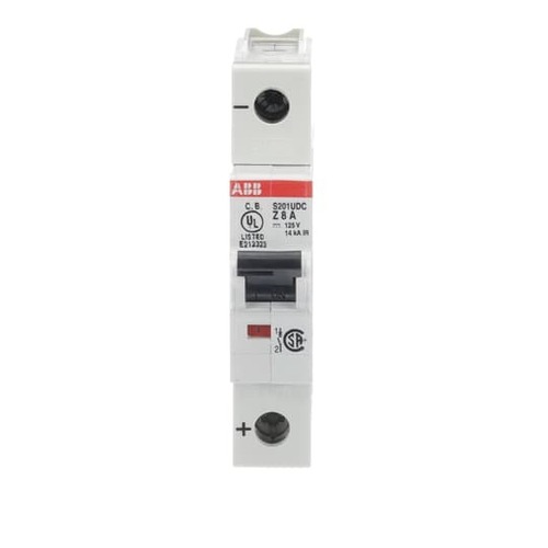 ABB Stotz S&J Sicherungsautomat har., 14 kA, 8 A, 1P S201UDC-Z8
