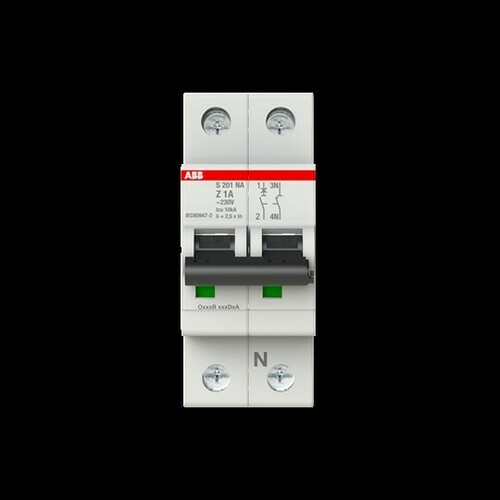ABB Stotz S&J Sicherungsautomat r., 6 kA, 1 A, 1P+NA S201-Z1NA