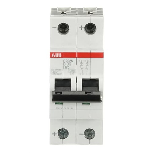 ABB Stotz S&J Sicherungsautomat ar., 10 kA, 32 A, 2P S202M-B32UC