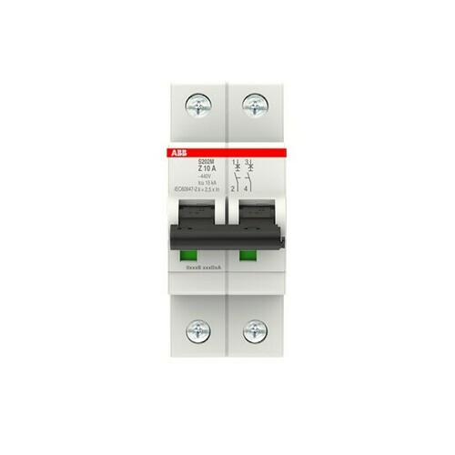 ABB Stotz S&J Sicherungsautomat 10 kA, 10 A, 2P S202M-Z10