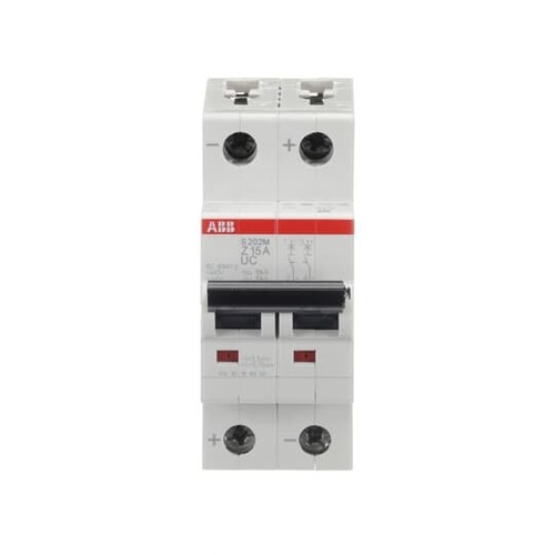 ABB Stotz S&J Sicherungsautomat 10 kA, 15 A, 2P S202M-Z15UC ABB Stotz S&J Sicherungsautomat 10 kA, 15 A, 2P S202M-Z15UC