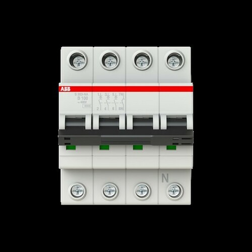 ABB Stotz S&J Sicherungsautomat 6kA, 100A, 3P,+NA S203-B100NA