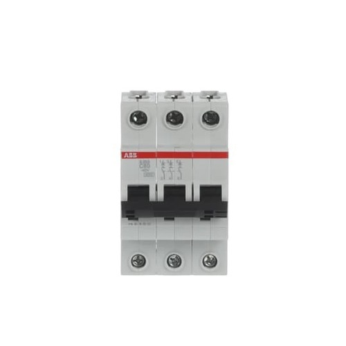 ABB Stotz S&J Sicherungsautomat -Char., 6kA, 80A, 3P S203-C80