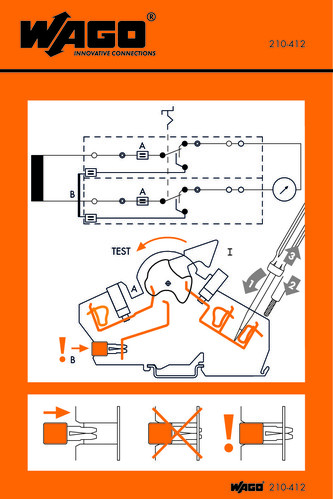 WAGO GmbH & Co. KG Handhabungsaufkleber für 282-870 210-412
