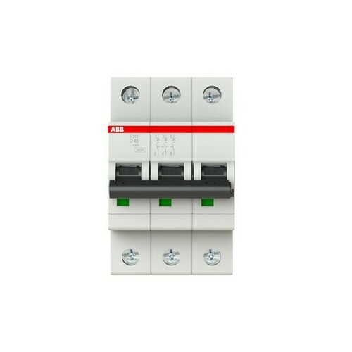 ABB Stotz S&J Sicherungsautomat 6 kA, 40 A, 3P S203-D40