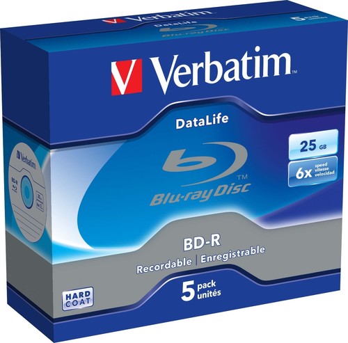 Verbatim BD-R 25GB,1-6x,Jewelcase 43836 (VE5)