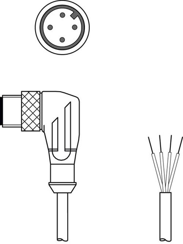 Leuze Anschlussleitung KS U-M12-4W-V1-020