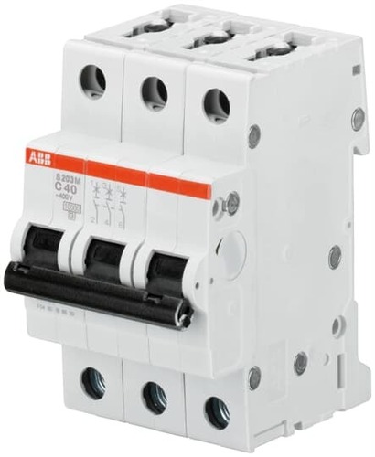 ABB Stotz S&J Sicherungsautomat har., 10 kA, 1 A, 3P S203M-K1