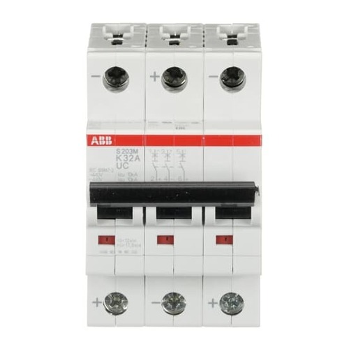 ABB Stotz S&J Sicherungsautomat ar., 10 kA, 32 A, 3P S203M-K32UC
