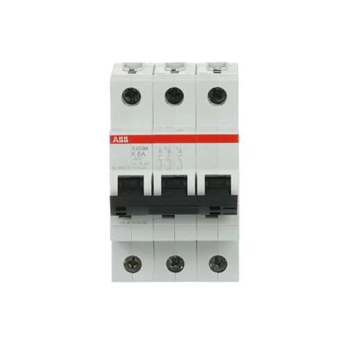 ABB Stotz S&J Sicherungsautomat har., 10 kA, 8 A, 3P S203M-K8