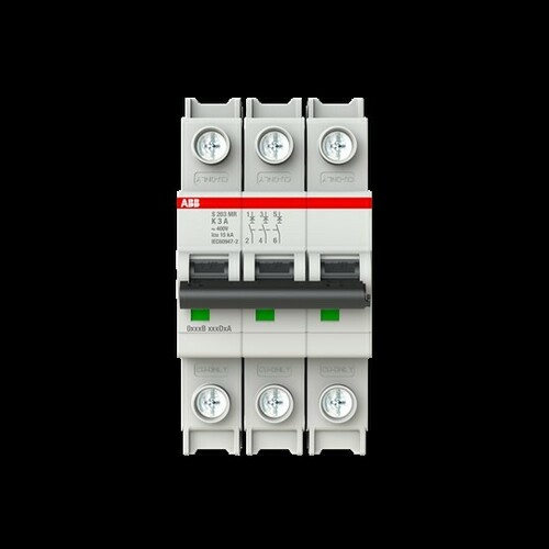 ABB Stotz S&J Sicherungsautomat 10kA, 3A, 3P, RTT S203MR-K3