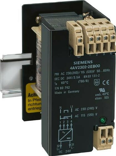 Siemens Dig.Industr. 1-Ph. Stromversorgung AC 400(415) 4AV2306-2EB00-0A