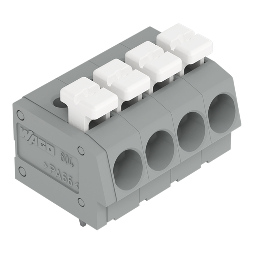 WAGO GmbH & Co. KG Leiterplattenklemme Drücker,2,5 mm²,ligr 804-102/000-009
