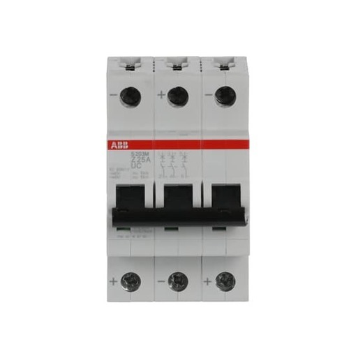 ABB Stotz S&J Sicherungsautomat ar., 10 kA, 25 A, 3P S203M-Z25UC ABB Stotz S&J Sicherungsautomat ar., 10 kA, 25 A, 3P S203M-Z25UC