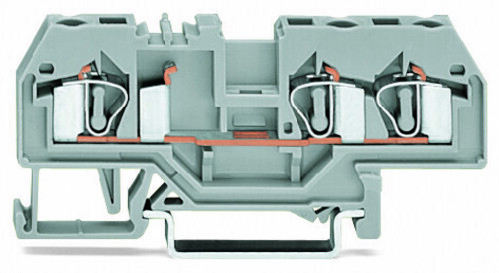 WAGO GmbH & Co. KG 3-Leiter-Durchgangsklemme 0,08-4mmq 32A rot 281-679