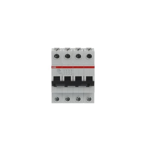 ABB Stotz S&J Sicherungsautomat Char., 6kA, 100A, 4P S204-C100