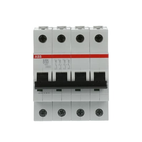 ABB Stotz S&J Sicherungsautomat har., 6 kA, 32 A, 4P S204-D32