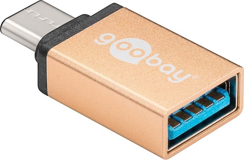 Goobay USB 3.1 Adapter C/A 3.0 Gold 56622