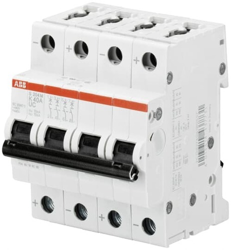 ABB Stotz S&J Sicherungsautomat 10 kA, 30 A, 4P S204M-Z30UC ABB Stotz S&J Sicherungsautomat 10 kA, 30 A, 4P S204M-Z30UC