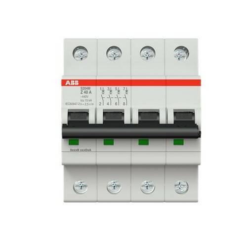 ABB Stotz S&J Sicherungsautomat 10 kA, 40 A, 4P S204M-Z40