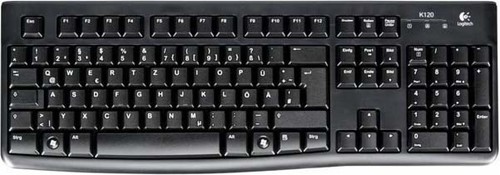 Logitech Tastatur USB K120 Busi