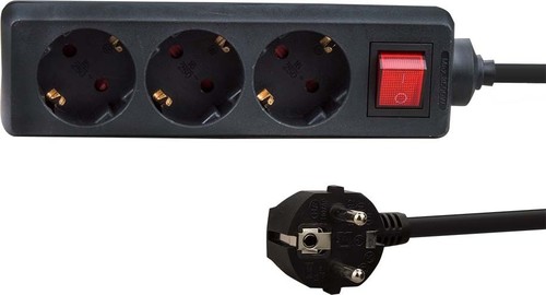 E+P Elektrik Tischsteckdose 3-fach,Schalter,sw E46 E+P Elektrik Tischsteckdose 3-fach,Schalter,sw E46