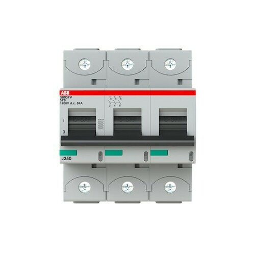 ABB Stotz S&J Strangsicherung 200V DC, 8A, 3-polig S803PV-SP8