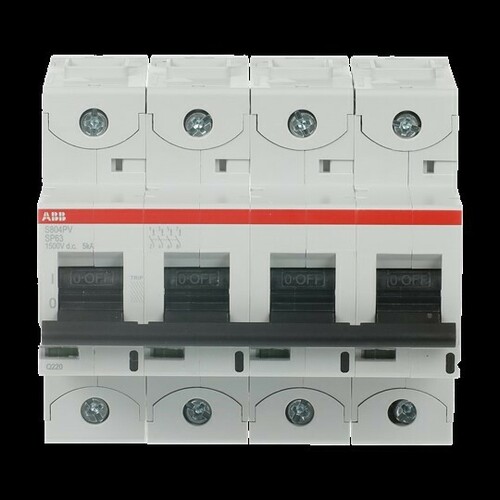 ABB Stotz S&J Strangsicherung 00V DC, 63A, 4-polig S804PV-SP63
