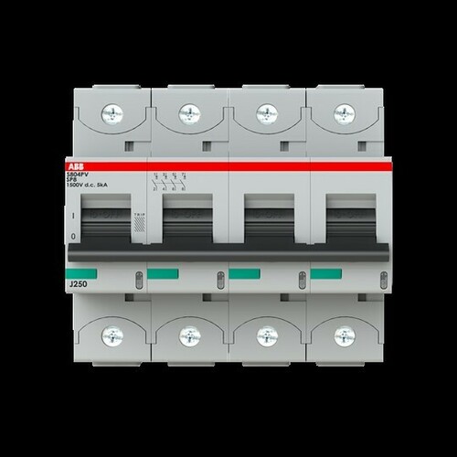 ABB Stotz S&J Strangsicherung 500V DC, 8A, 4-polig S804PV-SP8