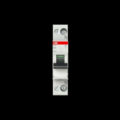 ABB Stotz S&J Sicherungsautomat r., 6 kA, 32 A, 1P+N SN201-B32