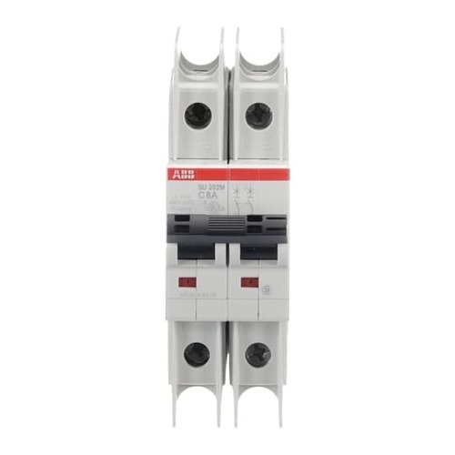 ABB Stotz S&J Sicherungsautomat 10kA, 8A, 2P SU202M-C8