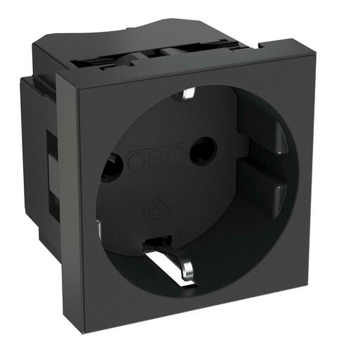 OBO Bettermann Vertr Steckdose 0Gr., 1-fach Schutzkontakt STD-D0N SWGR1