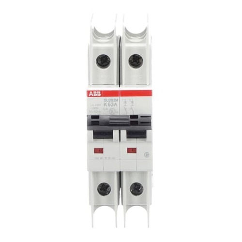 ABB Stotz S&J Sicherungsautomat Char., 10kA, 63A, 2P SU202M-K63