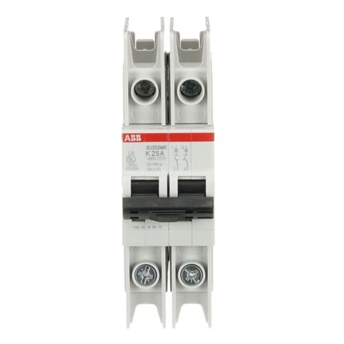 ABB Stotz S&J Sicherungsautomat 10kA, 25A, 2P, RTT SU202MR-K25 ABB Stotz S&J Sicherungsautomat 10kA, 25A, 2P, RTT SU202MR-K25
