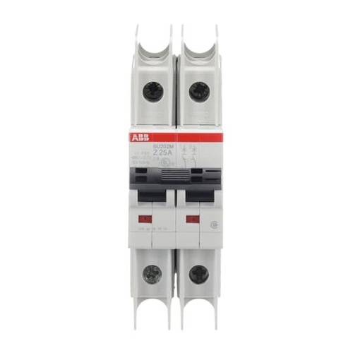 ABB Stotz S&J Sicherungsautomat Char., 10kA, 25A, 2P SU202M-Z25 ABB Stotz S&J Sicherungsautomat Char., 10kA, 25A, 2P SU202M-Z25