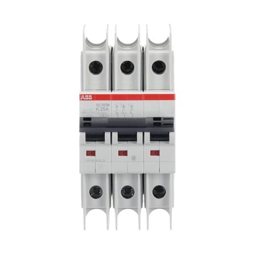 ABB Stotz S&J Sicherungsautomat Char., 10kA, 25A, 3P SU203M-K25 ABB Stotz S&J Sicherungsautomat Char., 10kA, 25A, 3P SU203M-K25