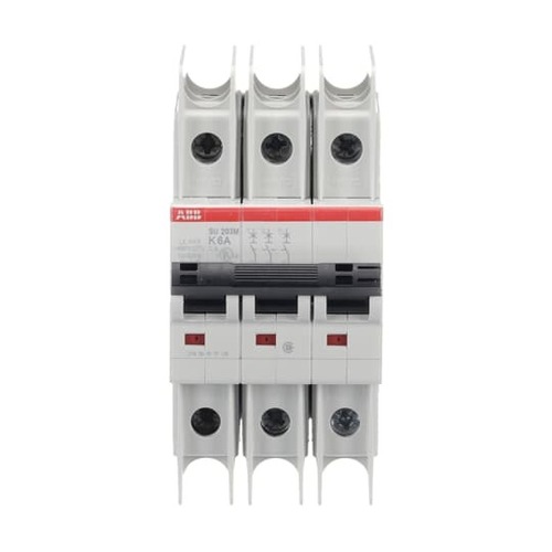ABB Stotz S&J Sicherungsautomat -Char., 10kA, 6A, 3P SU203M-K6