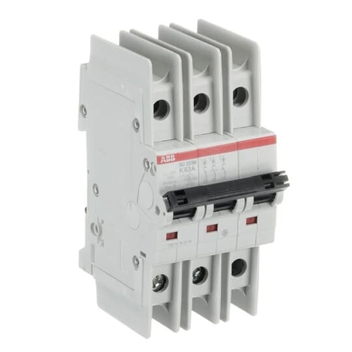 ABB Stotz S&J Sicherungsautomat Char., 10kA, 63A, 3P SU203M-K63