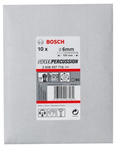 Bosch Power Tools Betonbohrer CYL-3, 6 x 60 x 100 mm d 5,5 mm 2608597716 Bosch Power Tools Betonbohrer CYL-3, 6 x 60 x 100 mm d 5,5 mm 2608597716