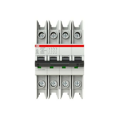 ABB Stotz S&J Sicherungsautomat 10kA, 15A, 4P, RTT SU204MR-K15 ABB Stotz S&J Sicherungsautomat 10kA, 15A, 4P, RTT SU204MR-K15