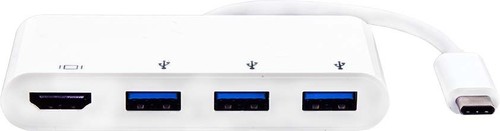 E+P Elektrik USB-C Hub 0,1m Ste.TypC,KupTypA,ws CC365 E+P Elektrik USB-C Hub 0,1m Ste.TypC,KupTypA,ws CC365