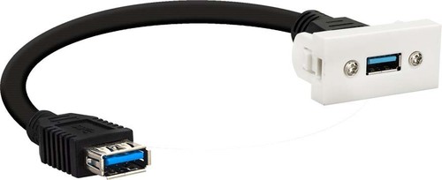 E+P Elektrik Anschlussblende USB 3.0 f.WDA2Lose WDU30Lose weiß E+P Elektrik Anschlussblende USB 3.0 f.WDA2Lose WDU30Lose weiß