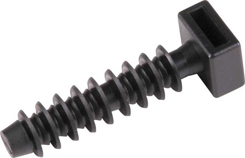 HellermannTyton Wanddübel LOK01-N66-BK-C1