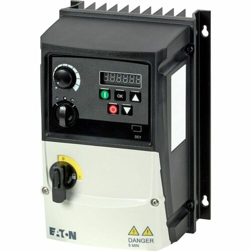 Eaton Frequenzumrichter 1phasig 230V 4.3A 0.75kW AC DC1-124D3FN-A6SOE1 Eaton Frequenzumrichter 1phasig 230V 4.3A 0.75kW AC DC1-124D3FN-A6SOE1