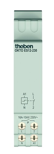 Theben Stromstoßschalter 1 Kanal/Kontakt S OKTO ES12-230