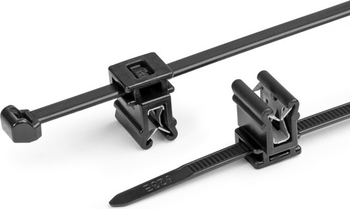 HellermannTyton Befestigungsbinder Edgeclip T50ROSEC4A-MC5-BK-D1
