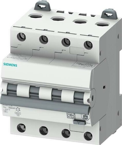 Siemens Dig.Industr. FI/LS-Schalter Typ A, 30mA, B-Char 5SU1346-6FP16